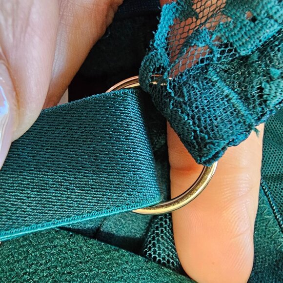 NWT Adore Me Emerald Green Lace and Underwire Bra size 44DD - Picture 4 of 11